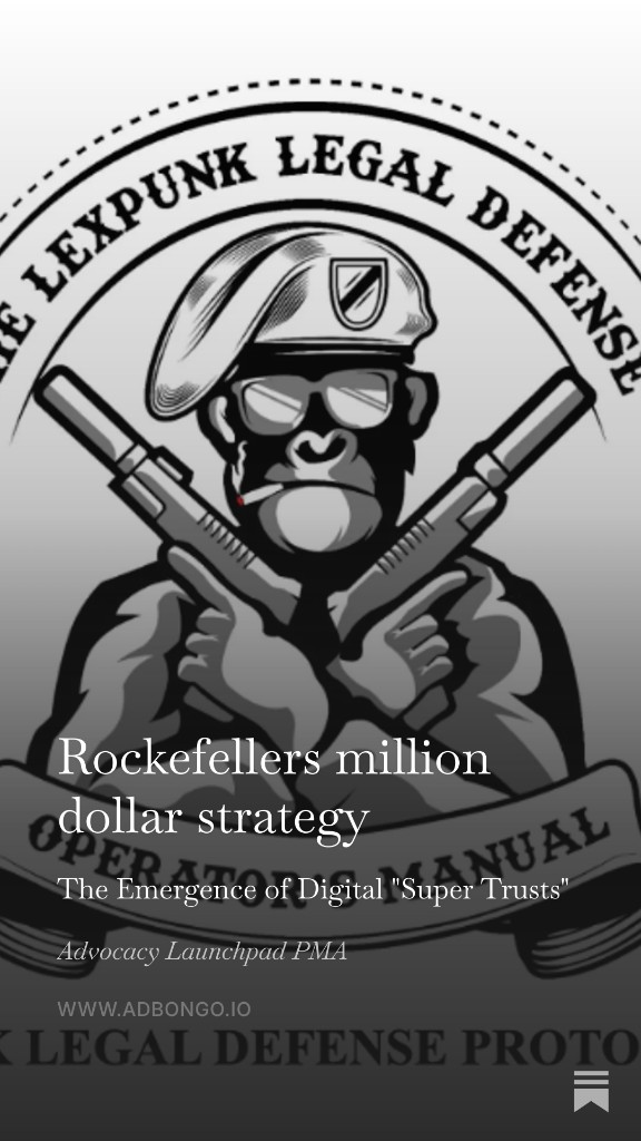 Advocacy Launchpad strategy cover: digital super trusts — www.adbongo.io