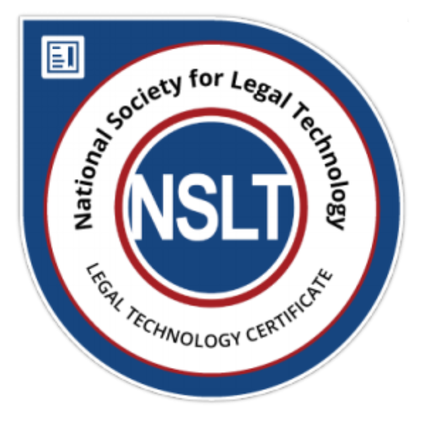 Credly Legal Technology Certificate badge