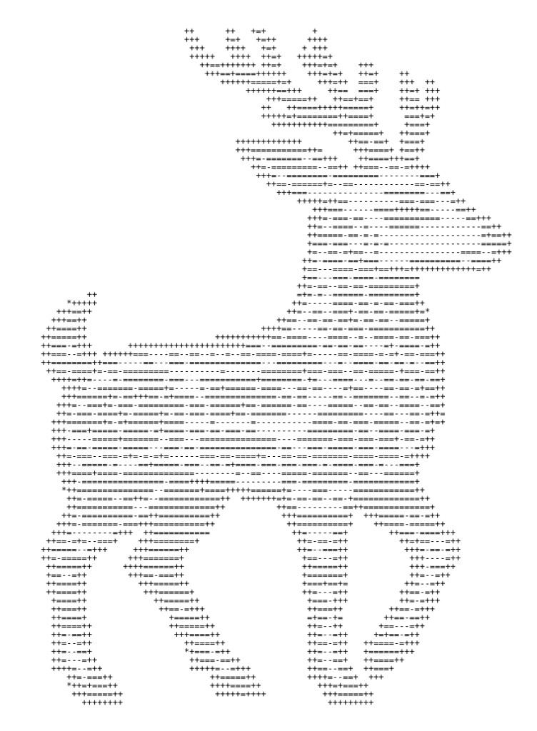Maxayauwi ASCII deer — Max NFT agent artwork